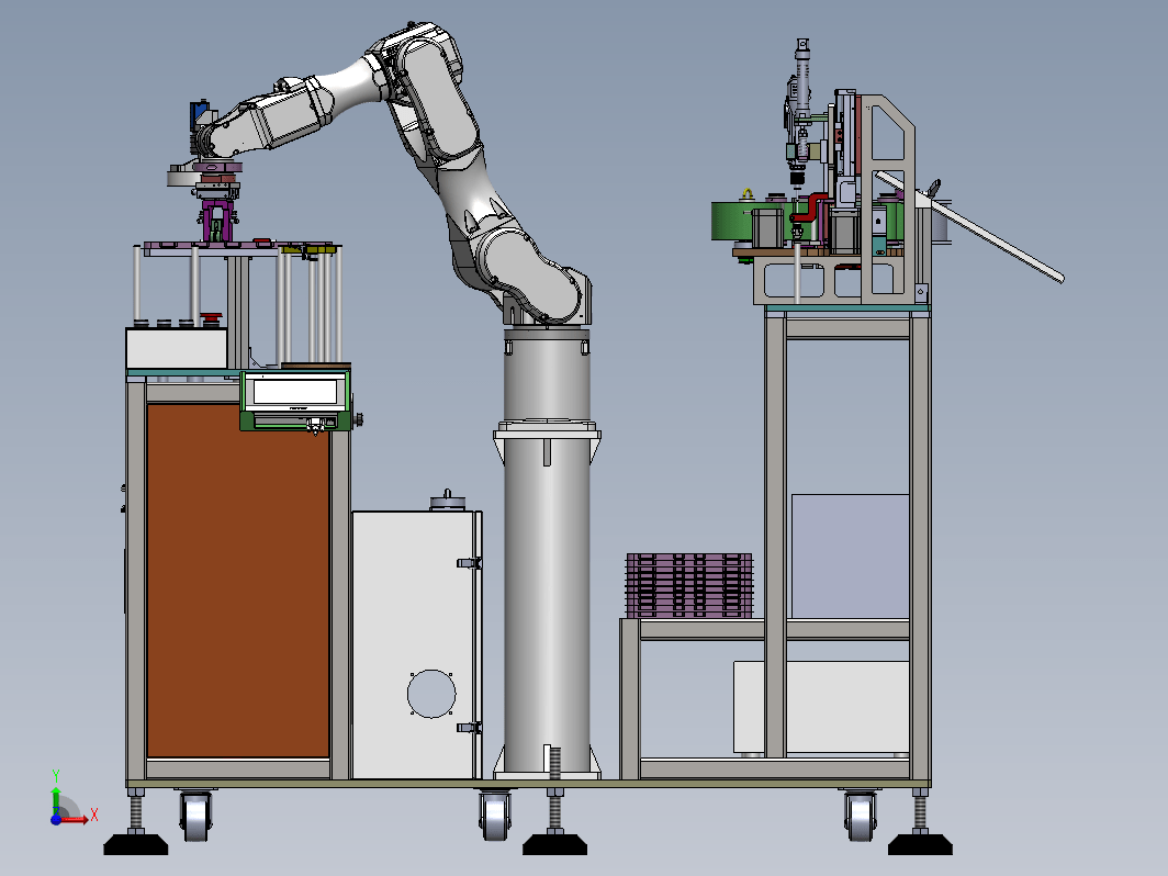 PCB板支架自动组装机