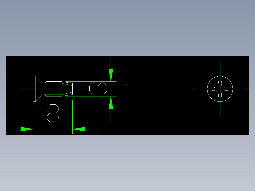 螺钉-自攻螺钉（M3×8）