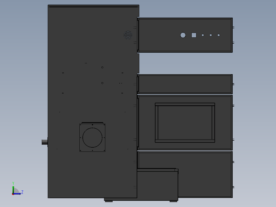 5.5KW石墨吸尘柜