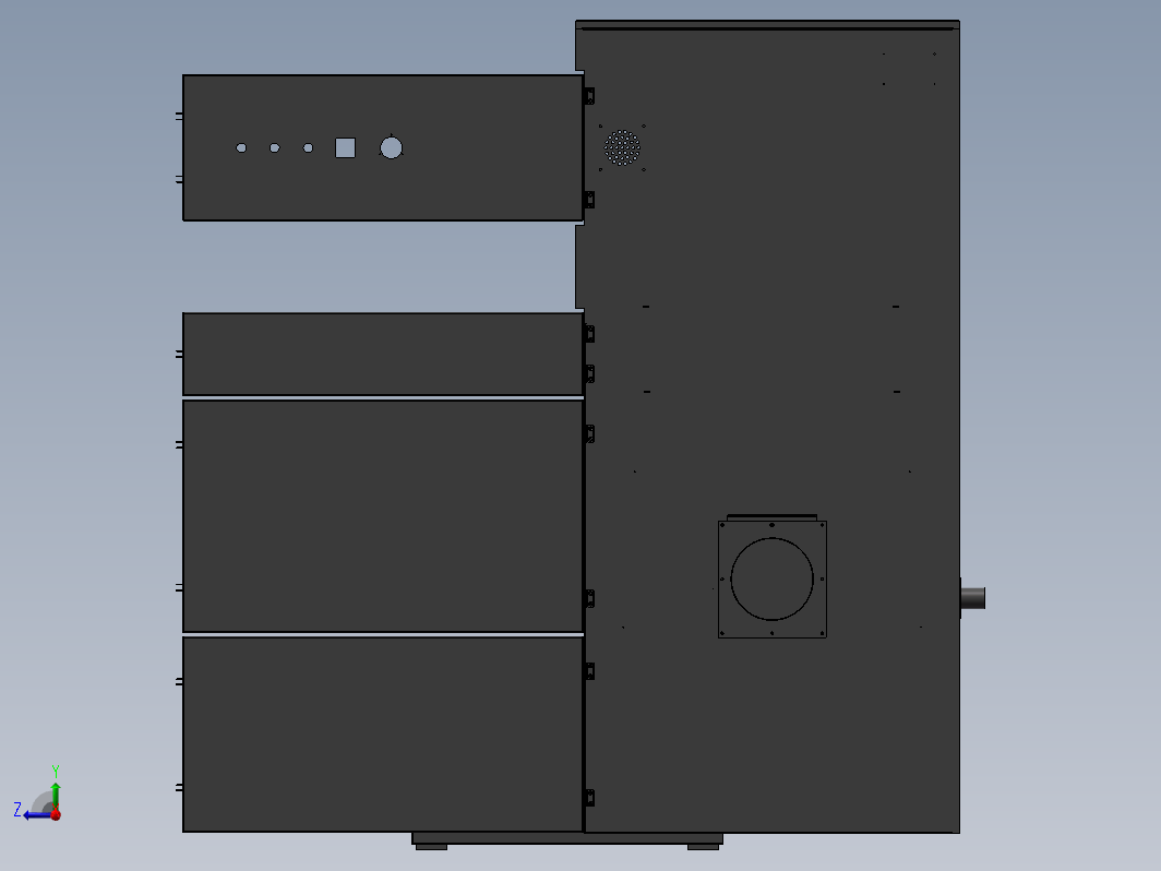 5.5KW石墨吸尘柜