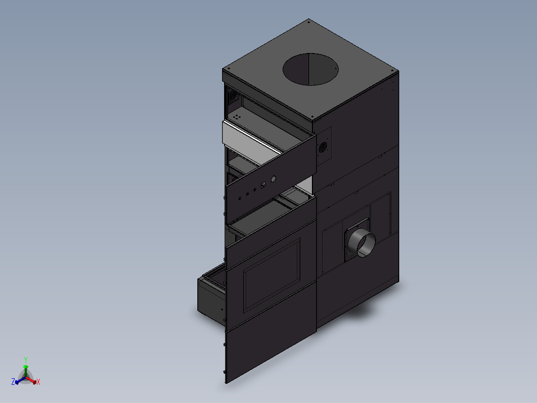 5.5KW石墨吸尘柜