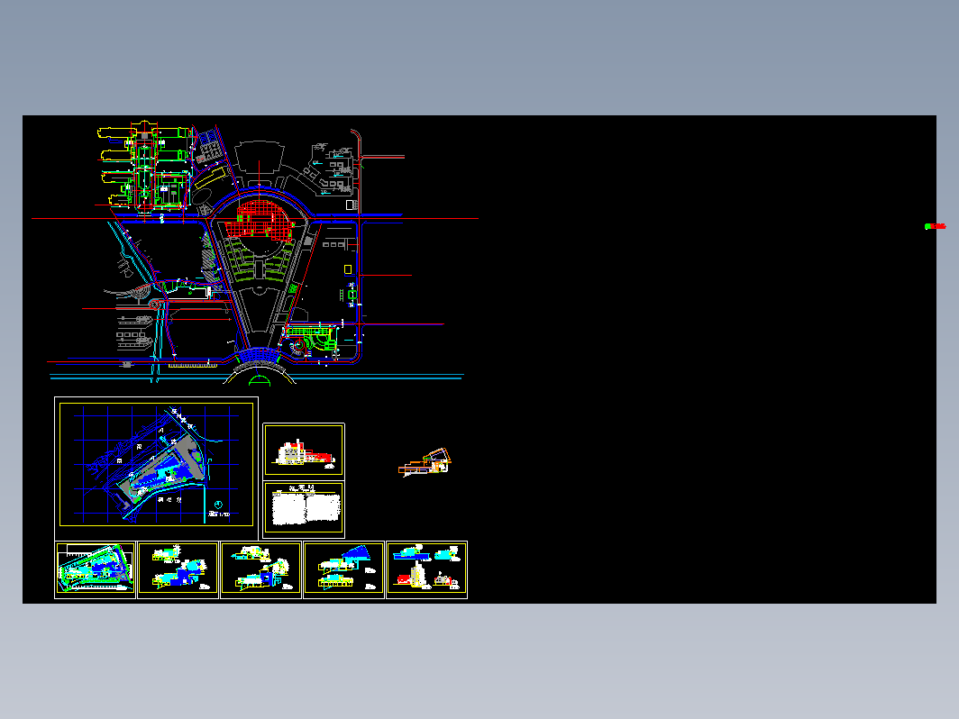 合肥图书馆中标方案【CAD+1JPG外观效果图】