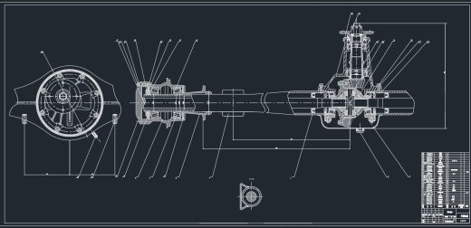 某款汽车后桥设计+CAD+说明书缩略图