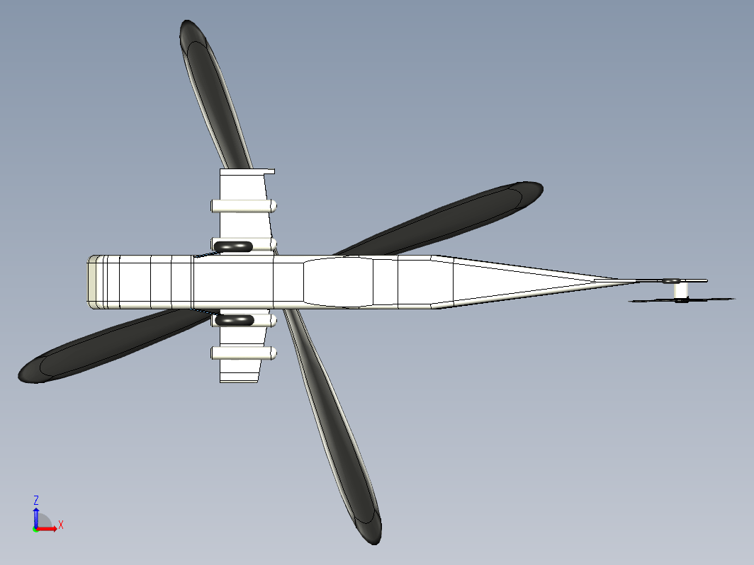 波音 AH-64 阿帕奇---格式为：STP