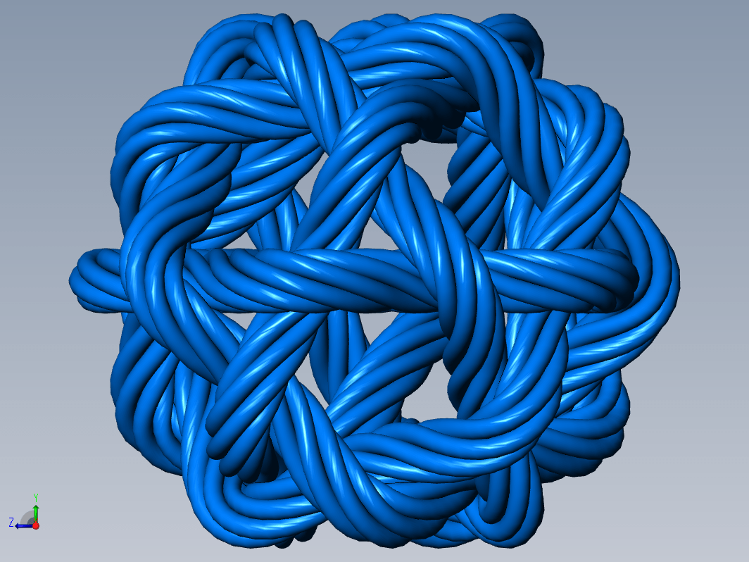 十二面体艺术结3D数模图纸