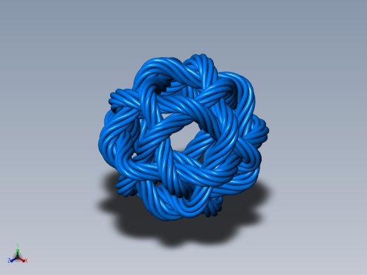 十二面体艺术结3D数模图纸缩略图