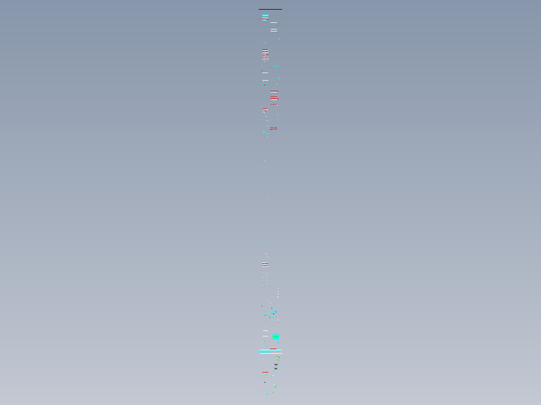 低温省煤器模块及管道连接图CAD图纸