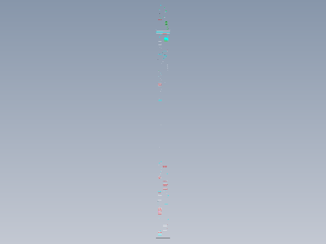 低温省煤器模块及管道连接图CAD图纸