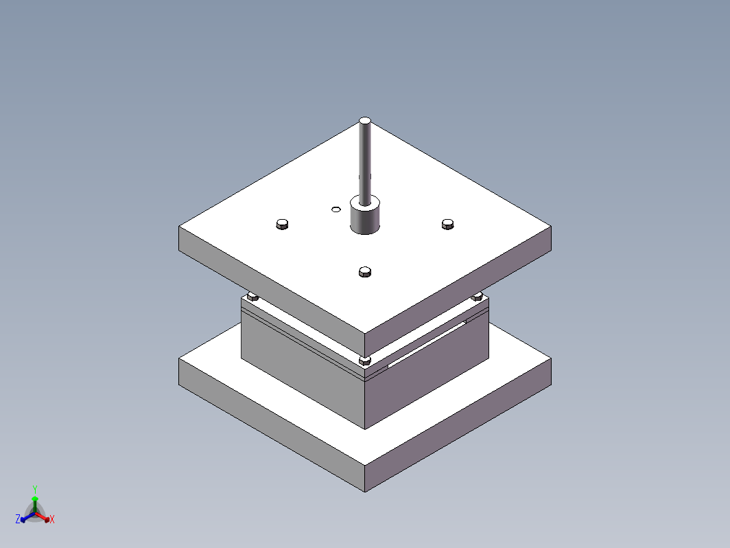 拉深落料模