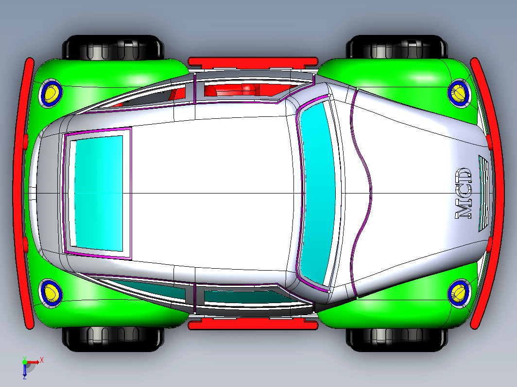 Volkswagen大众玩具小车