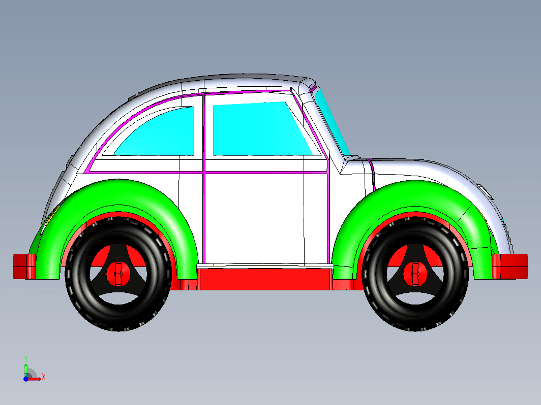 Volkswagen大众玩具小车