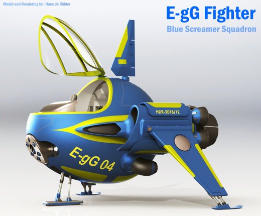 E-gG蛋型科幻飞行器缩略图