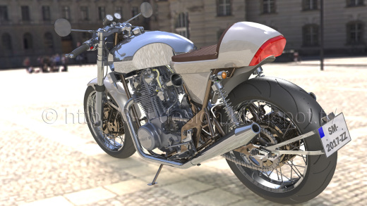 XS650 Cafe Racer摩托车详细缩略图