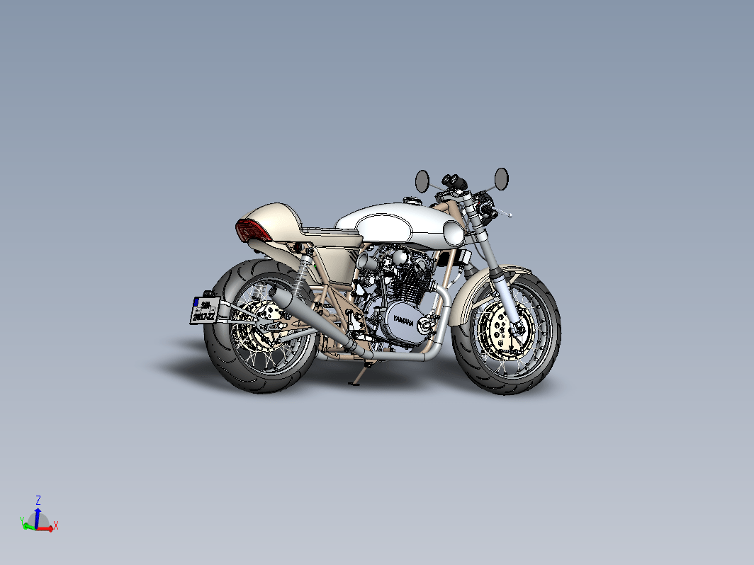XS650 Cafe Racer摩托车详细