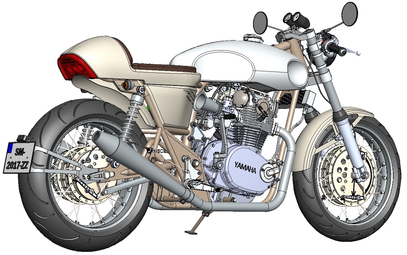 XS650 Cafe Racer摩托车详细