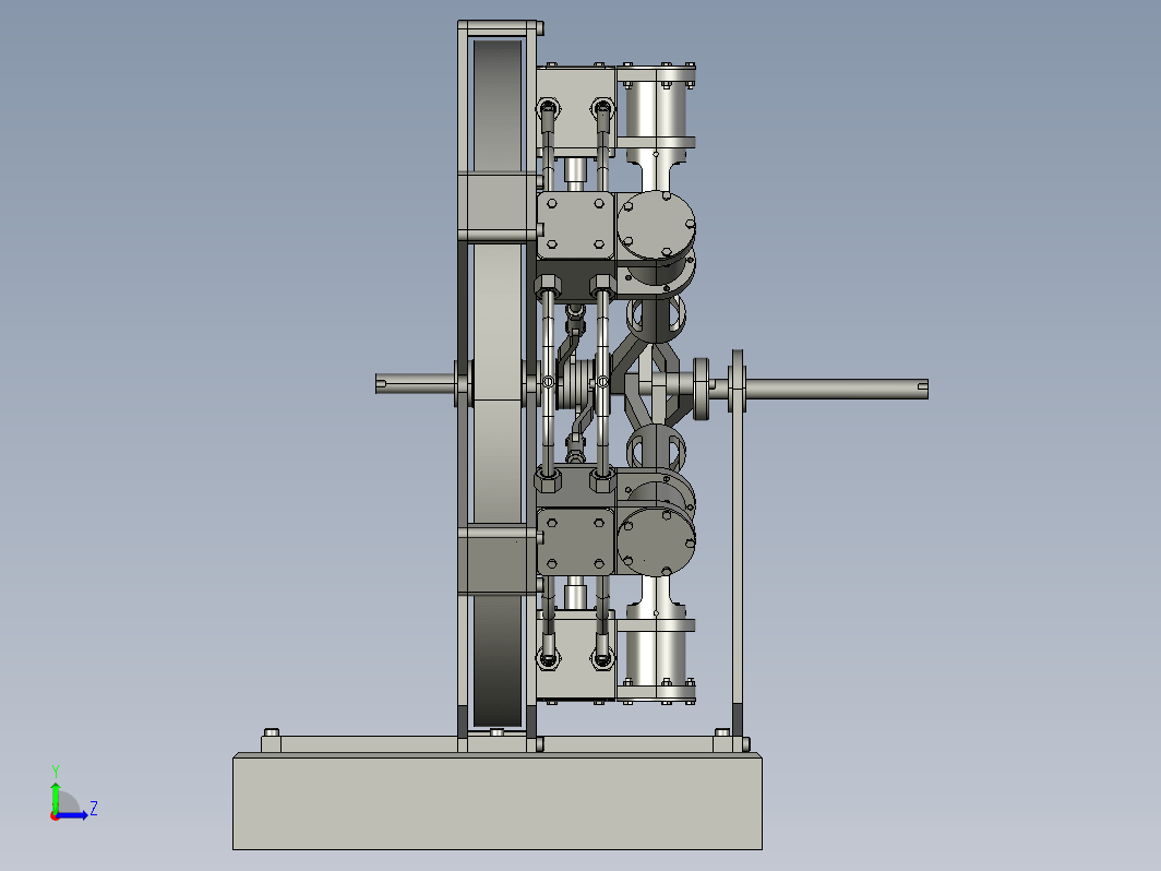 6缸径向发动机 6 cylinder radial engine