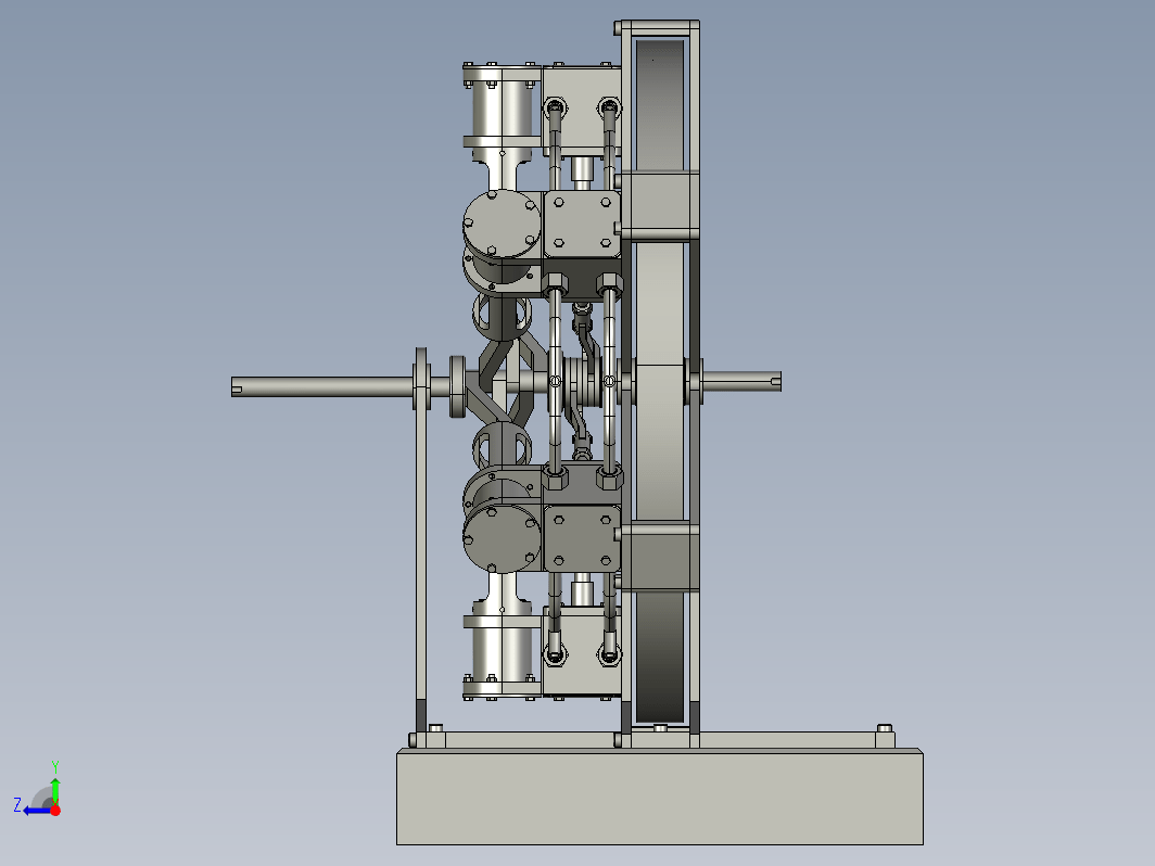 6缸径向发动机 6 cylinder radial engine