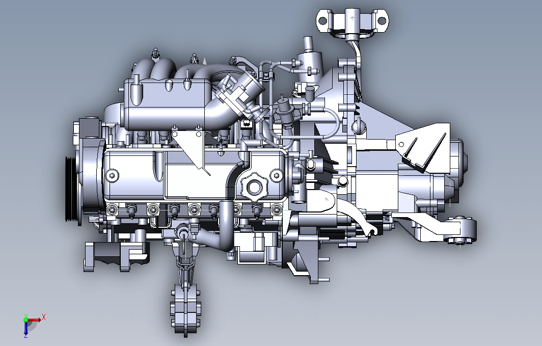 【568】Vaz-21083型发动机SW设计