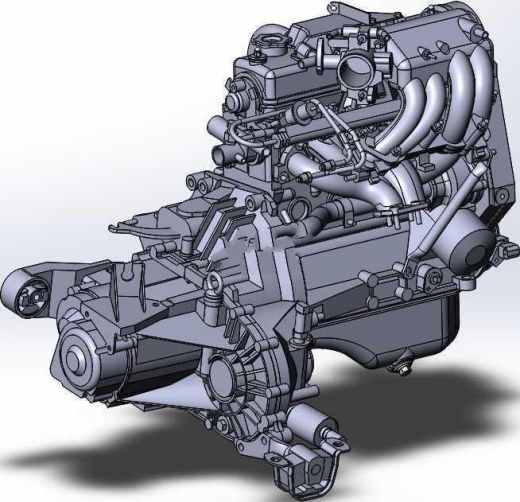 【568】Vaz-21083型发动机SW设计缩略图