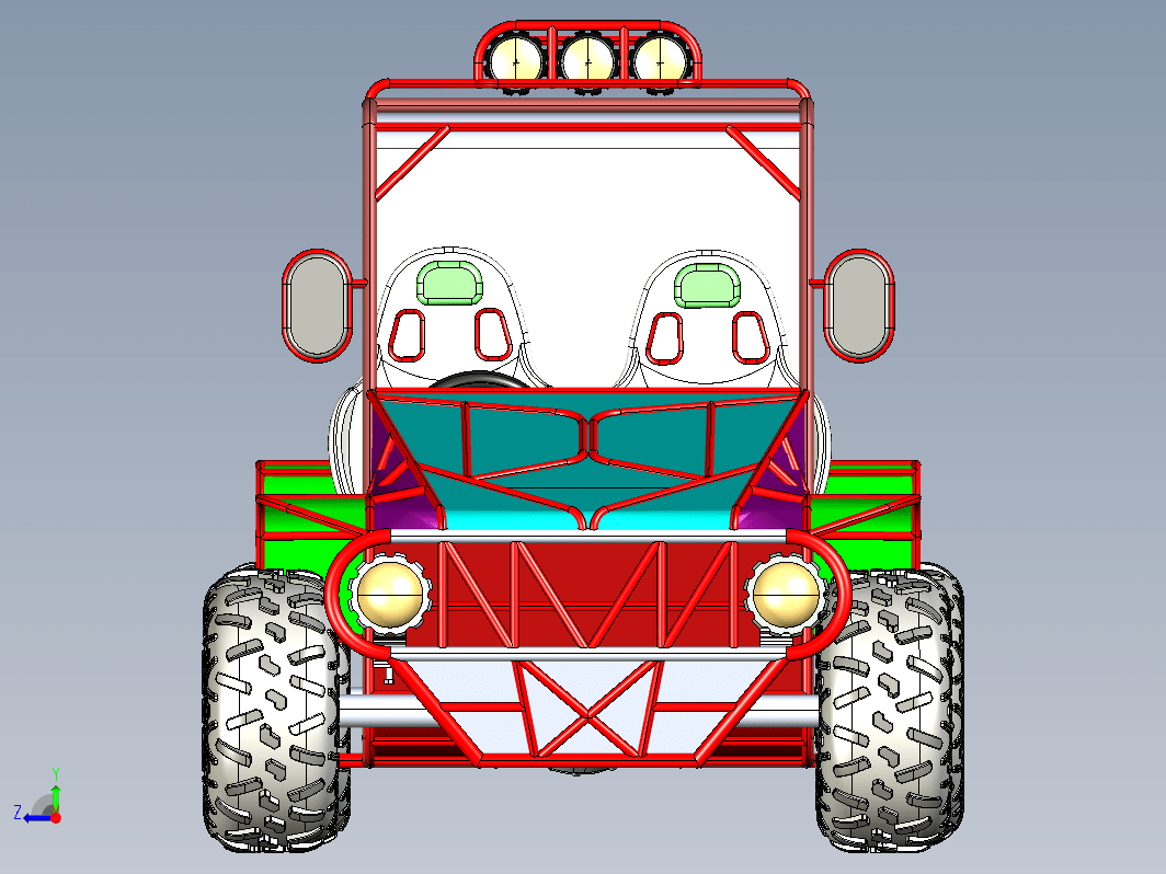 小型双人越野卡车