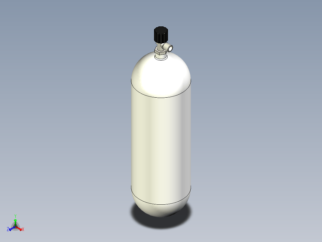 工作需用到碳纤维潜水气瓶模拟