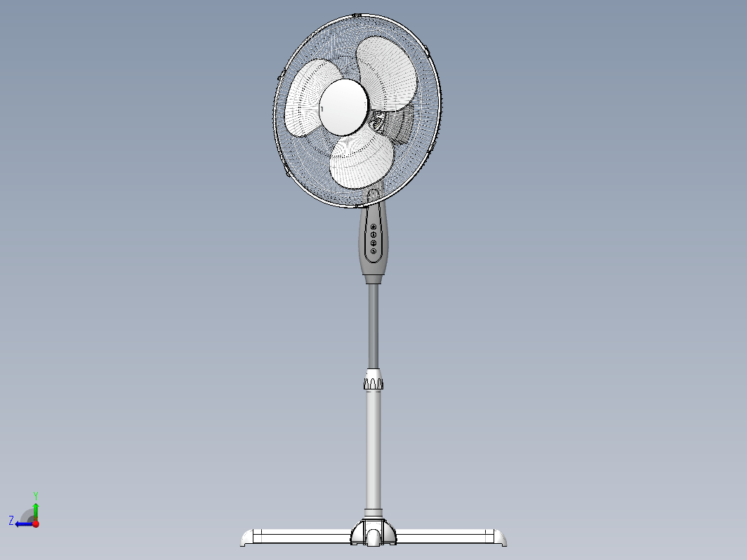 落地风扇模型爆