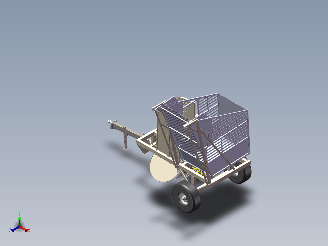 甜菜土豆根茎收获机农菜挖取机三维SW2020带参+CAD+说明书