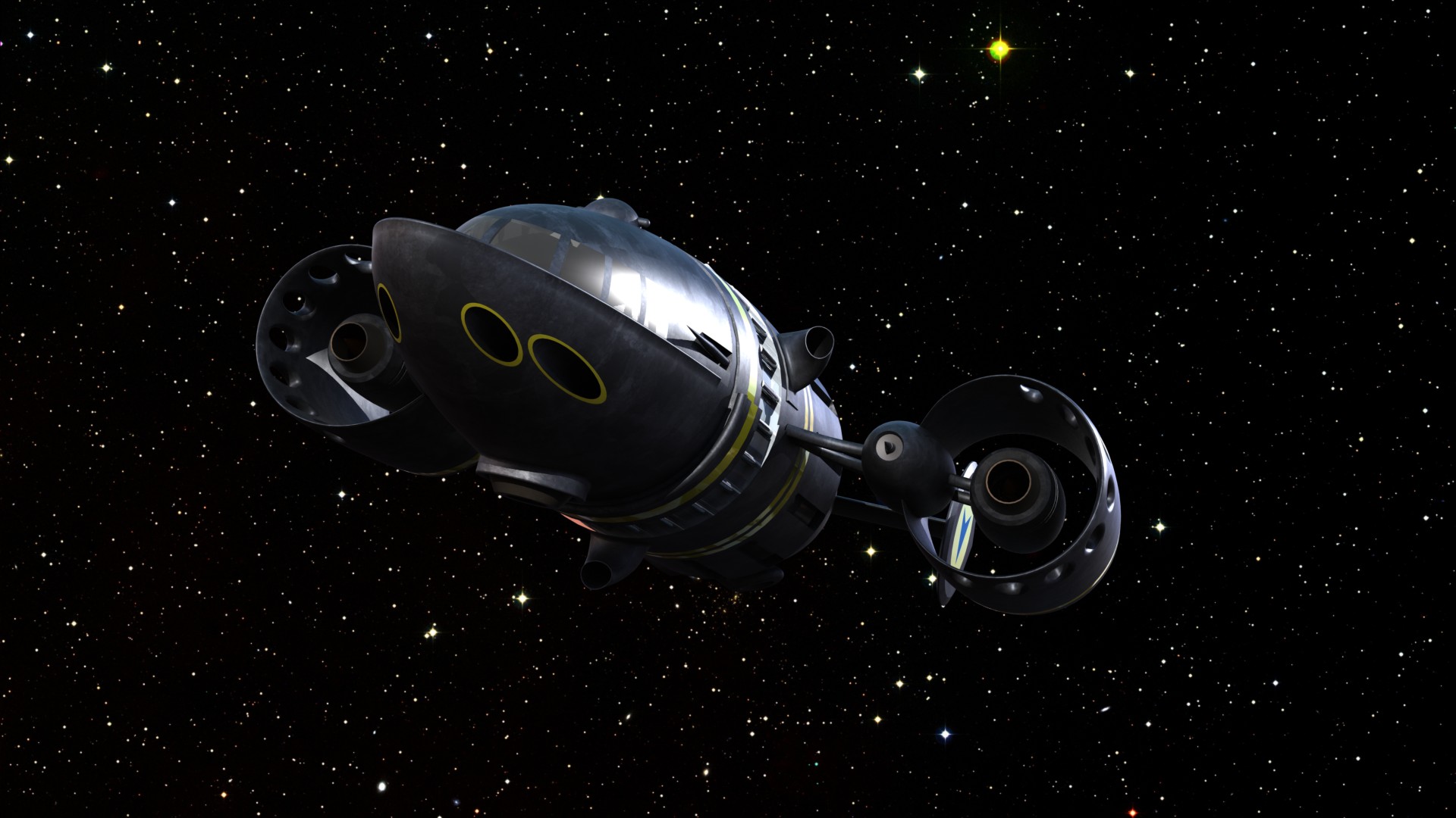 外星小飞船 Alien Space Cruiser