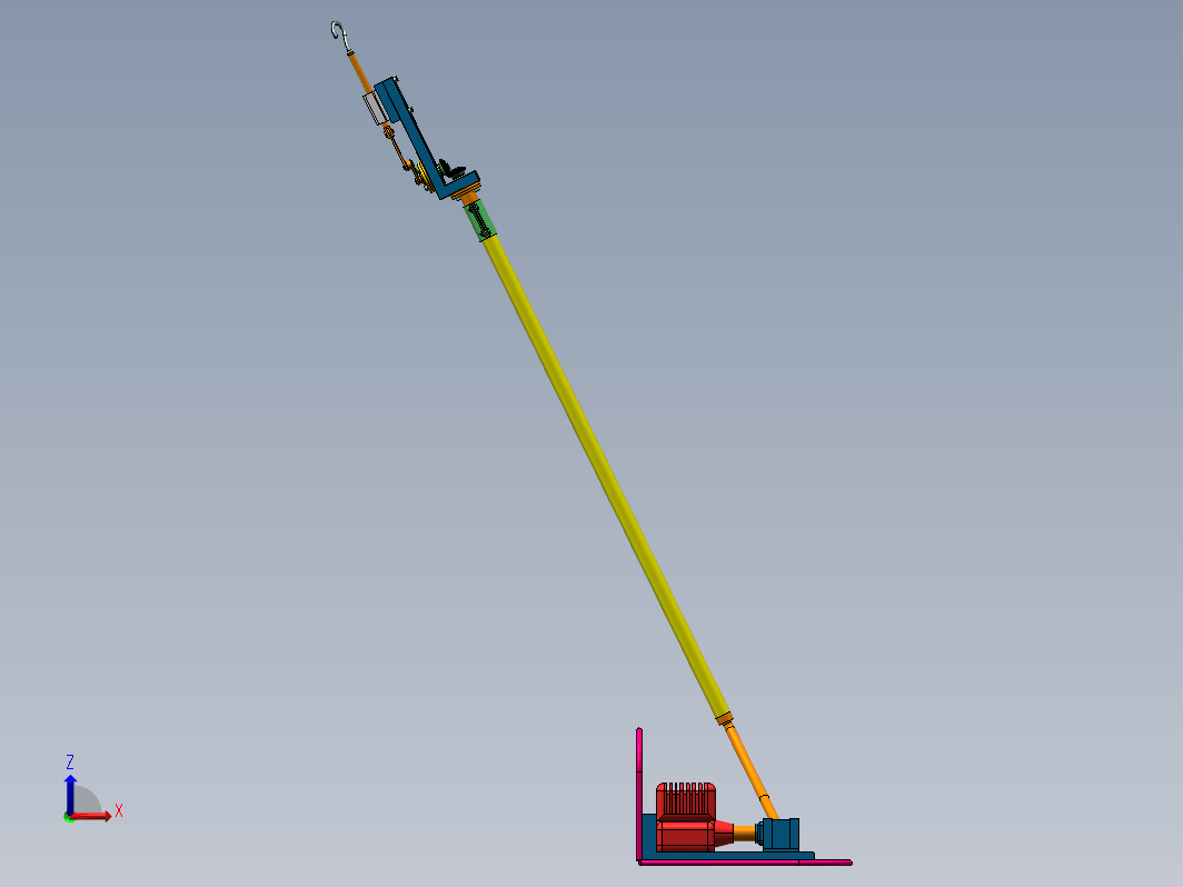 核桃收获机SolidWorks