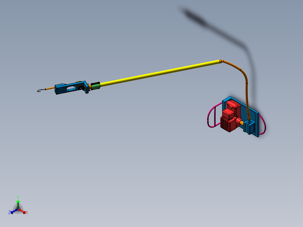 核桃收获机SolidWorks