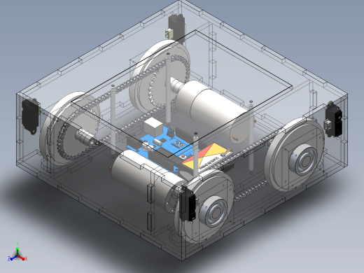 Harvester Robot Base机器人小车