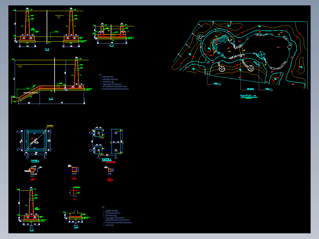 CAD施工图图集-21-池沿驳坎