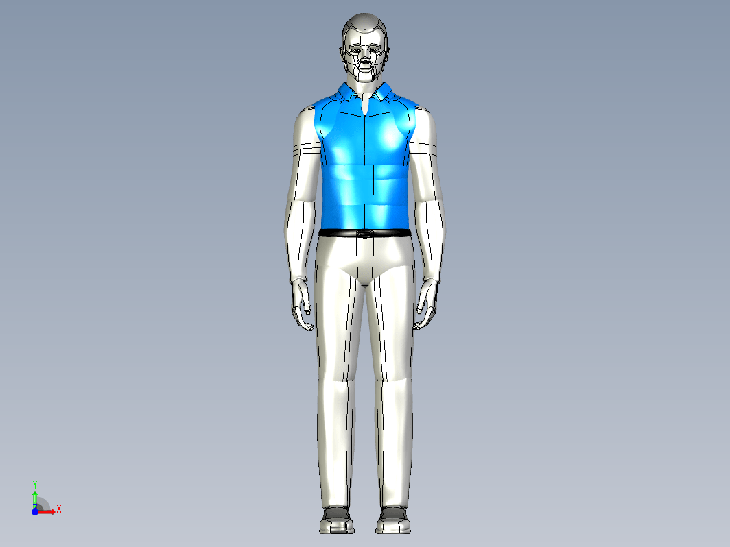 人物模型-人物男-站立