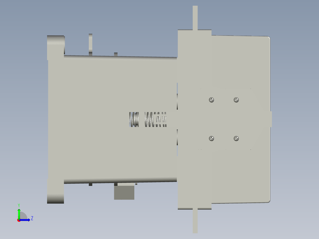 CJ20-250-400 正泰交流接触器三维Step无参