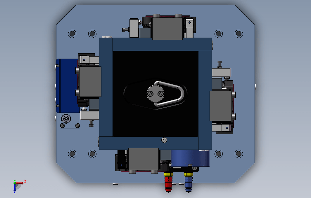 数控卧式加工机液压夹具