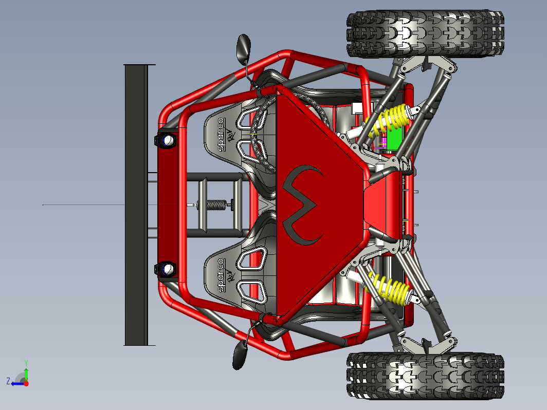 kart cross 400CC BLACK卡丁车