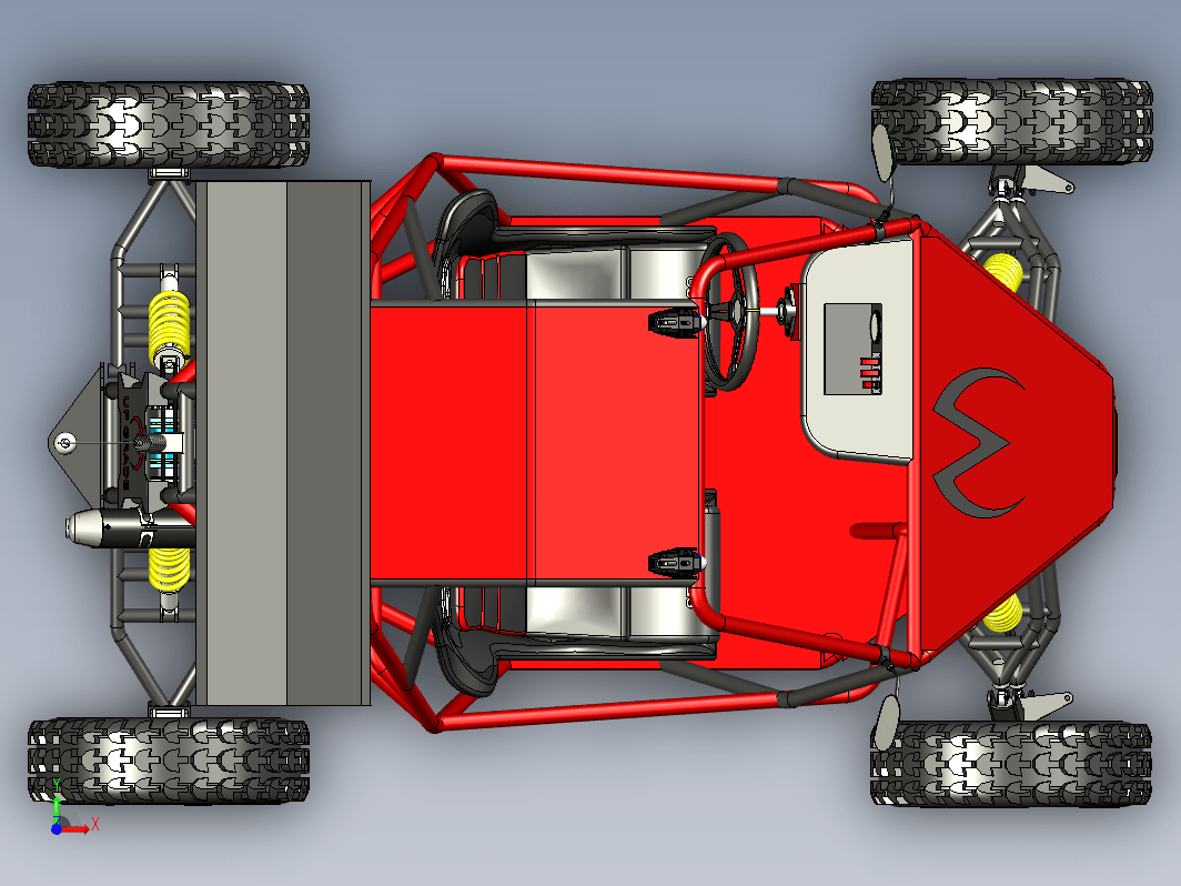 kart cross 400CC BLACK卡丁车