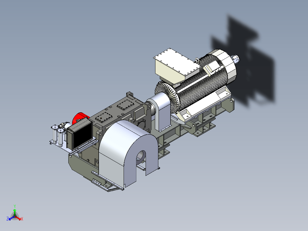 800kw机架ABB电机