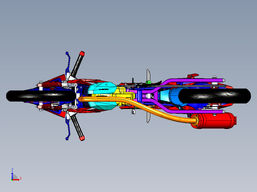 摩托车3D模型