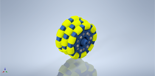三层全向轮结构 omniwheel缩略图