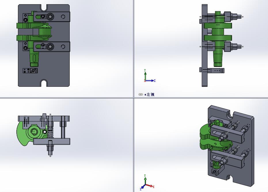 柴油机曲轴加工工艺及铣钻夹具设计三维SW2013带参+CAD+说明书