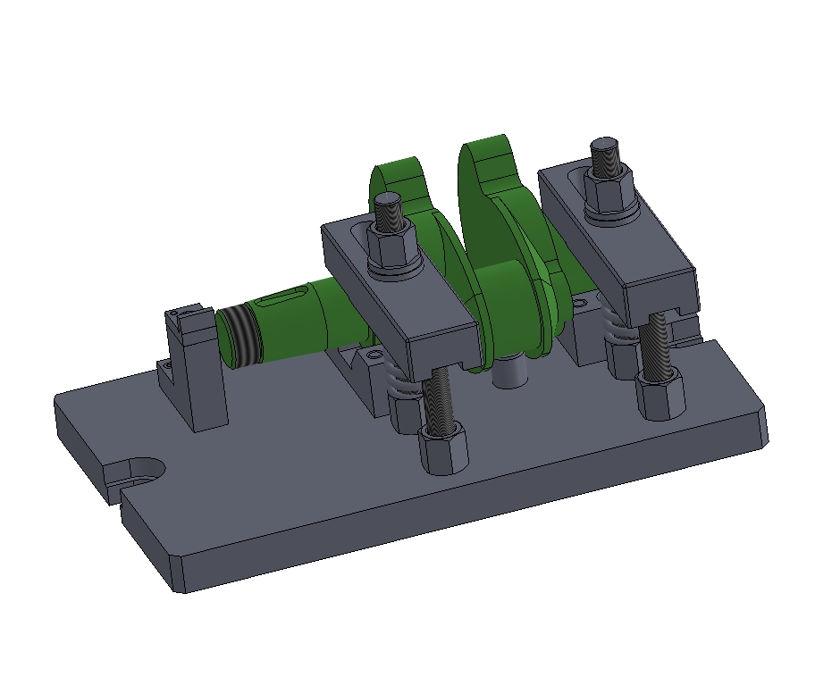 柴油机曲轴加工工艺及铣钻夹具设计三维SW2013带参+CAD+说明书