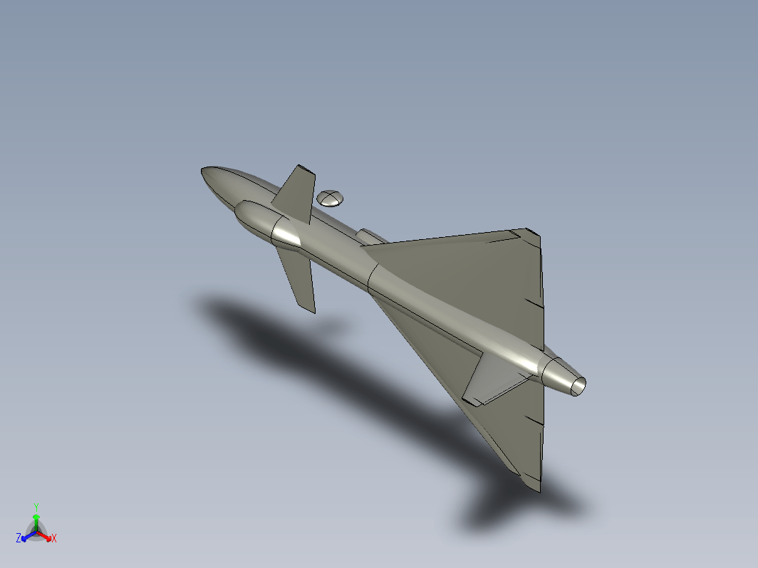 战斗机概念模型