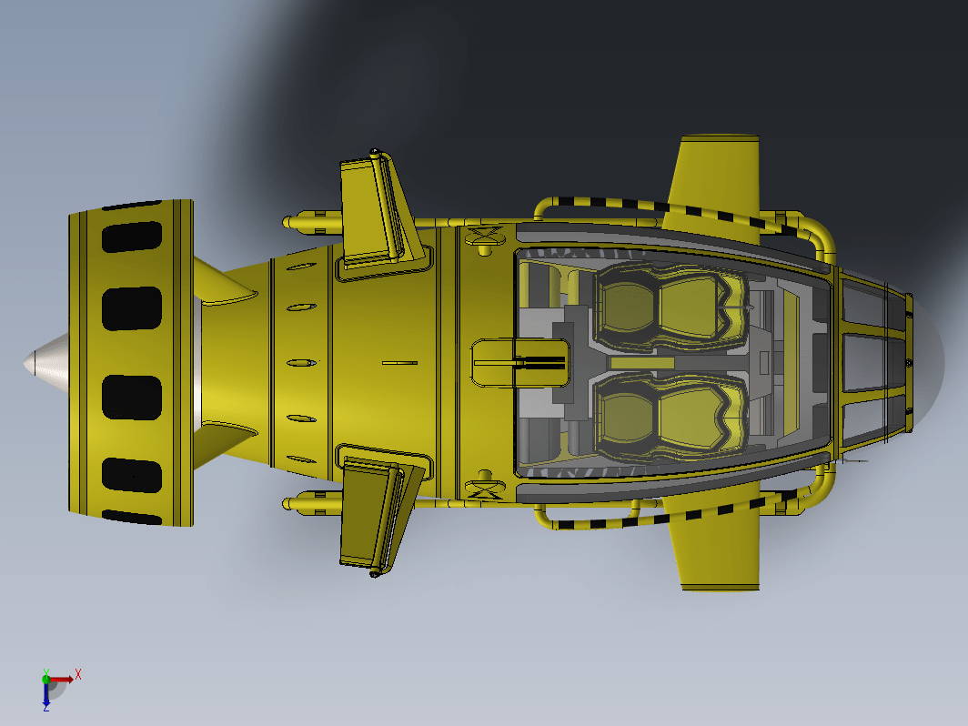 潜水艇造型3D