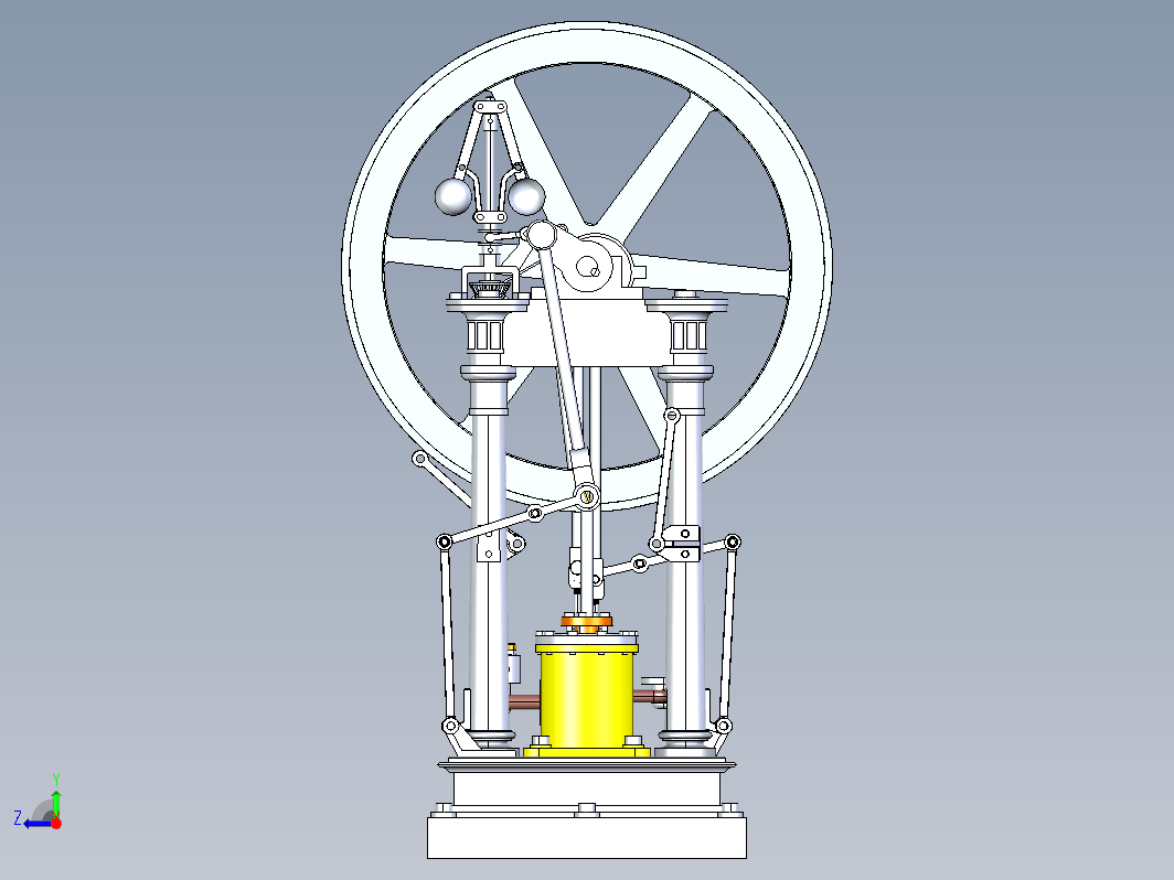 Parallel Motion Steam Engine平行运动蒸汽机
