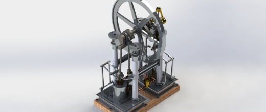 Parallel Motion Steam Engine平行运动蒸汽机缩略图