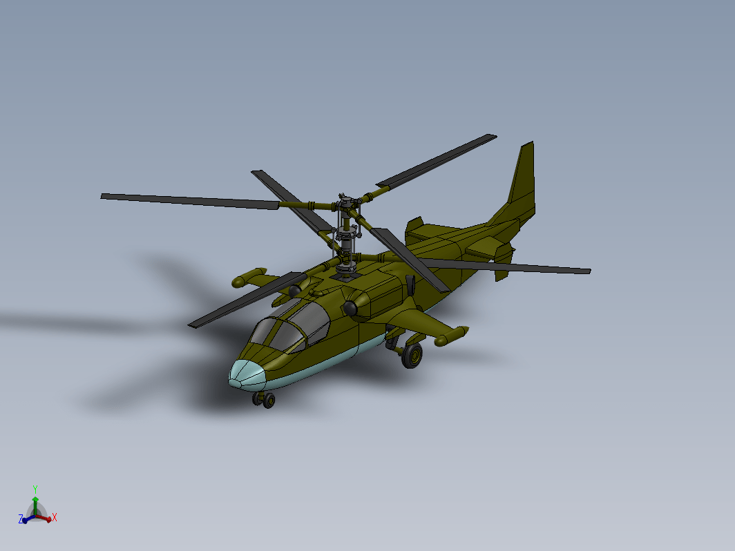 攻击直升机 Ka 52 Aligator