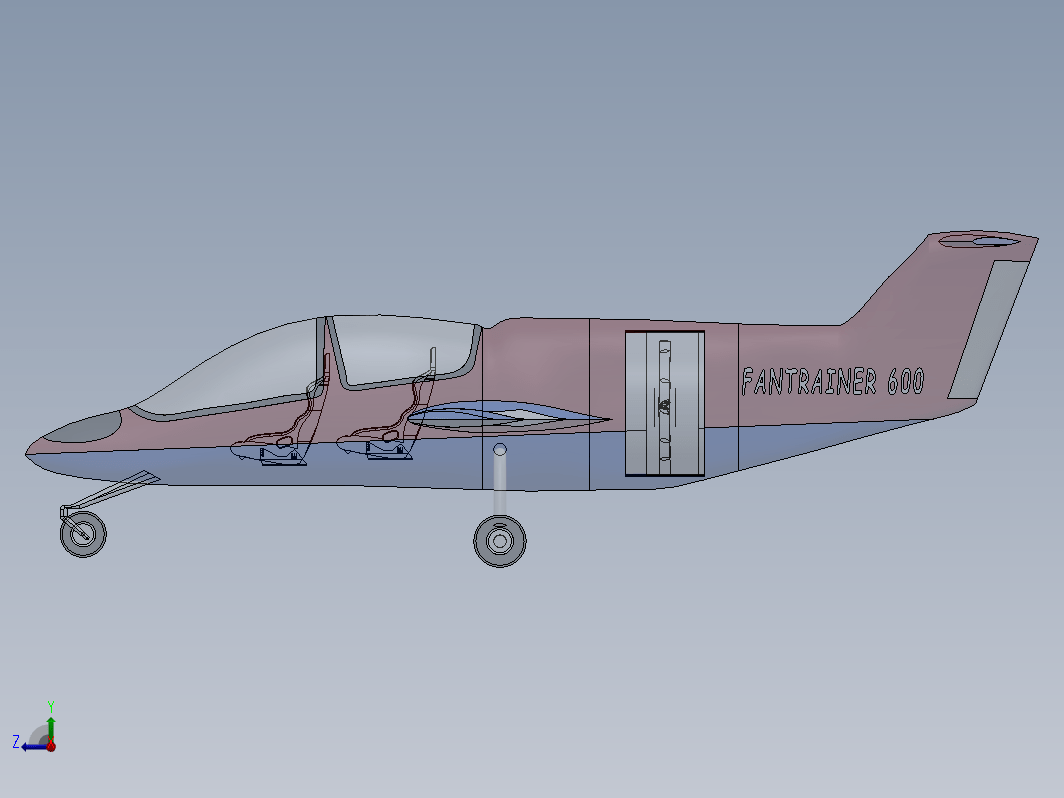 小型飞机模型 MIDWING PLANE