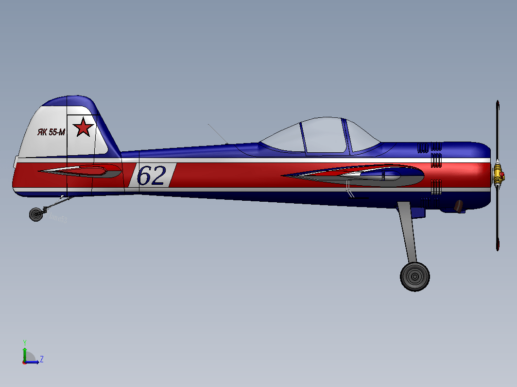 Yak-55M固定翼飞机