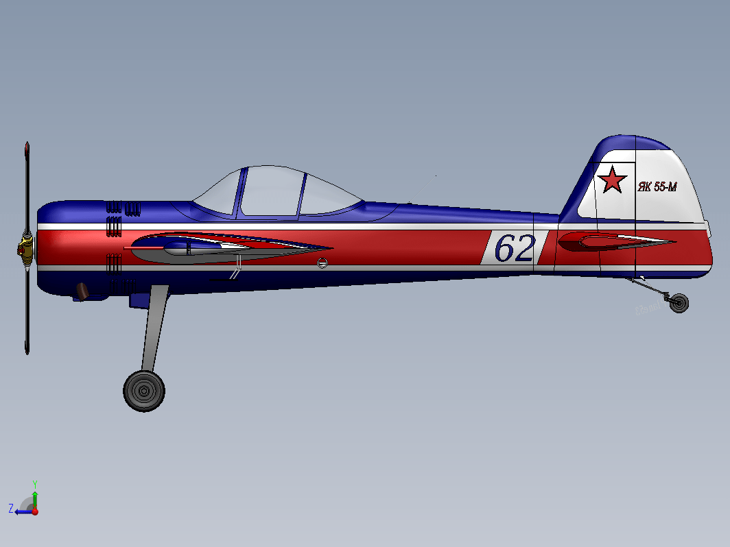 Yak-55M固定翼飞机